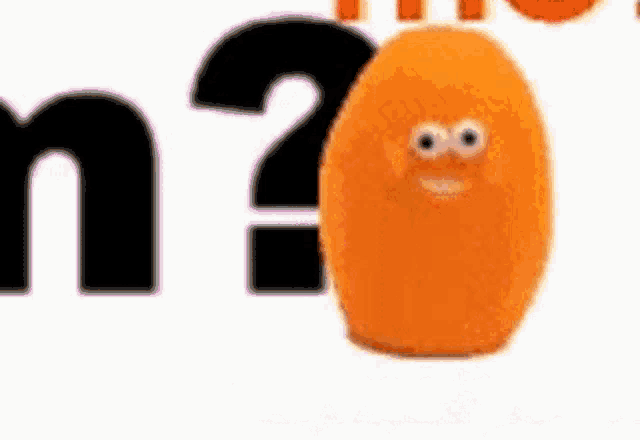 a stuffed animal with a face is surrounded by pink hearts and a question mark .