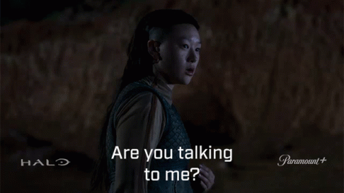 Are You Talking To Me Kwan Ha GIF - Are You Talking To Me Kwan Ha Halo GIFs