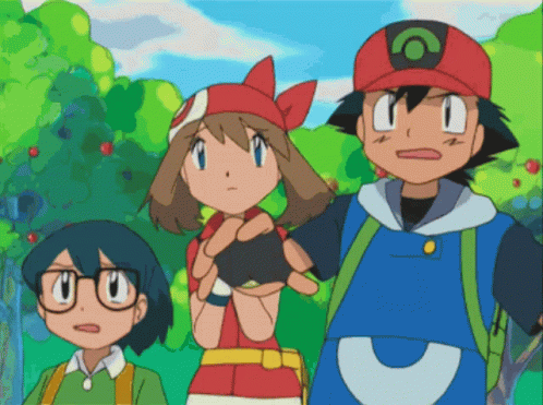 Ash And May Advance Shipping GIF - Ash And May Advance Shipping Ash And May Pokemon GIFs