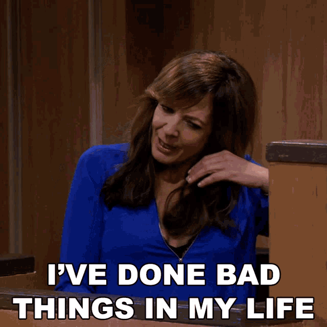 Ive Done Bad Things In My Life Allison Janney GIF - Ive Done Bad Things In My Life Allison Janney Bonnie GIFs