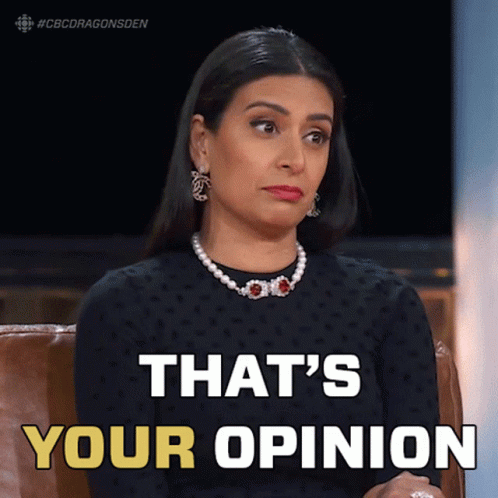 Thats Your Opinion Manjit Minhas GIF - Thats Your Opinion Manjit Minhas Dragons Den GIFs