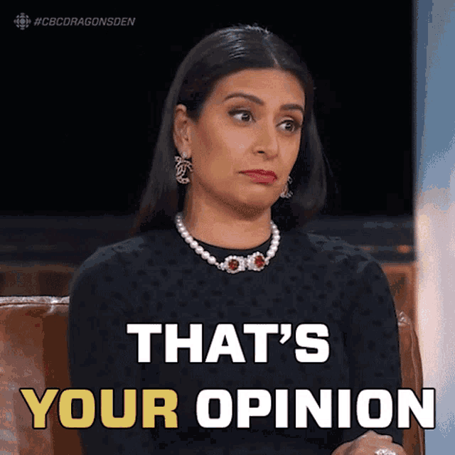 Thats Your Opinion Manjit Minhas GIF