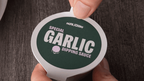 Papa Johns Special Garlic Dipping Sauce GIF - Papa Johns Special Garlic Dipping Sauce Papa Johns Pizza GIFs