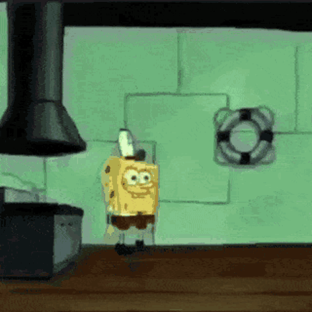 Spongebob Light GIF - Spongebob Light Turn Into A Light GIFs