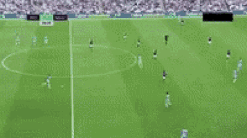 a group of soccer players are playing a game on a field .