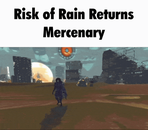 Risk Of Rain Risk Of Rain Returns GIF - Risk Of Rain Risk Of Rain Returns Mercenary GIFs