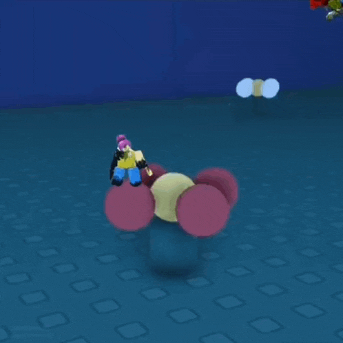a cartoon character is holding a red rose in a game