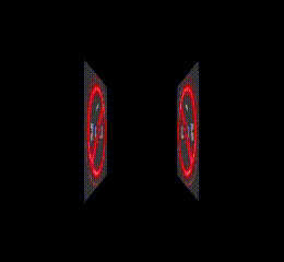 a red circle with the word block in white letters