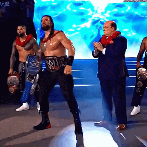 Roman Reigns Brock Lesnar GIF - Roman Reigns Brock Lesnar Wwe Universal Champion GIFs