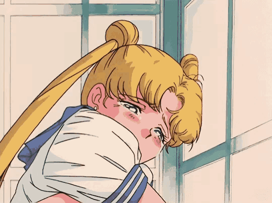 a cartoon drawing of a girl with a ponytail