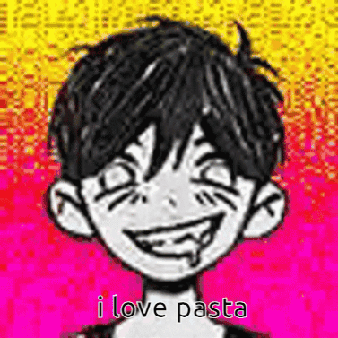 I Love Pasta Omori GIF - I Love Pasta Omori Yippee GIFs