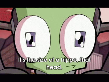 Why Is His Head So Big? GIF - Invader Zim Nickelodeon Alien GIFs