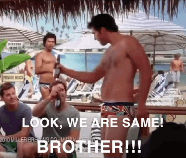 Look We Are Same Brother GIF - Look We Are Same Brother GIFs