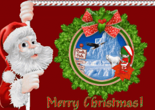 Merry Christmas Seasons Greeetings GIF - Merry Christmas Seasons Greeetings Santa Claus GIFs