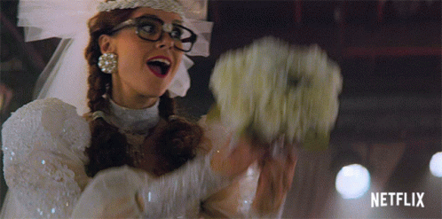 Bouquet Toss Tradition GIF