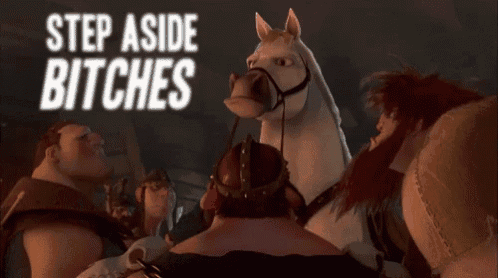 Tangled Horse GIF