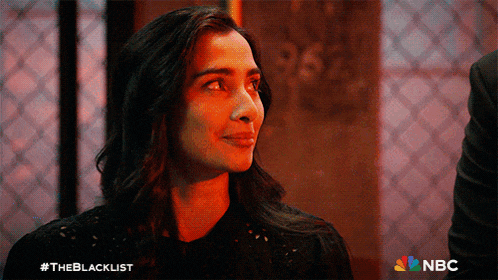 a nbc ad for the blacklist shows a woman