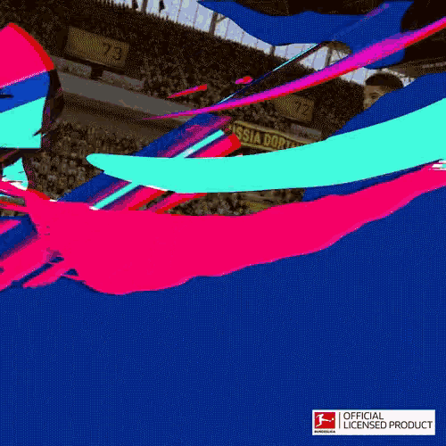 a colorful graphic that says official licensed product on it