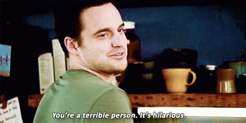 Nick Miller New Girl GIF - Nick Miller New Girl Youre A Terrible Person GIFs