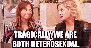 Tragically We Are Both Heterosexual GIF - Tragically We Are Both Heterosexual Parks And Rec GIFs