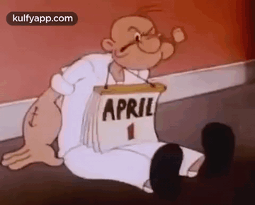 It'S Fools Day.Gif GIF - It'S Fools Day Popeye The Sailor Man Cartoon GIFs