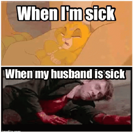 When We'Re Sick - Husband GIF - Husband Sick Dying GIFs
