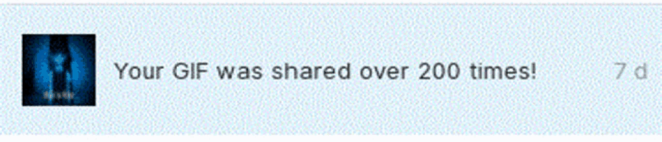 a gif was shared over 200 times