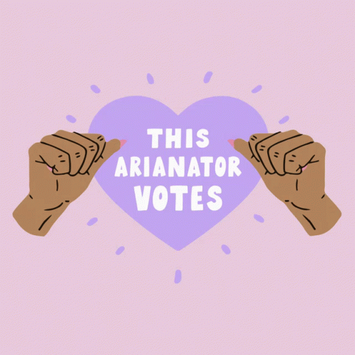This Arianator Votes Ariana GIF - This Arianator Votes Ariana Ariana Grande GIFs