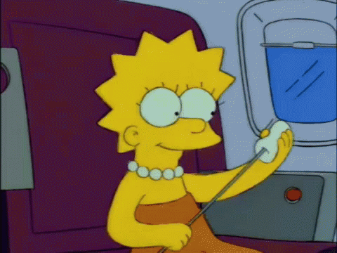 First Class GIF - Lisa Simpson Smores The Simpsons GIFs