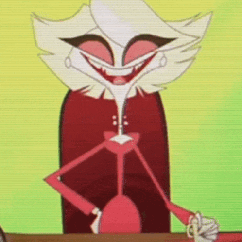 a cartoon character is smiling and holding a cup of coffee .