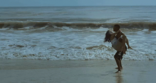 Love By The Sea Beach GIF - Love By The Sea Beach Carry You Around GIFs