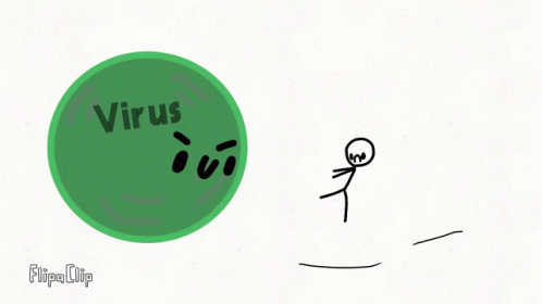 Virus Coronavirus GIF - Virus Coronavirus Running Away GIFs