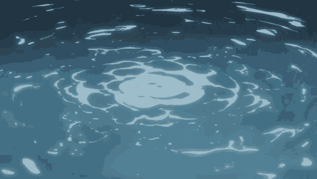 a drawing of an iceberg in the middle of the ocean