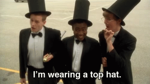 Gentlemans Club Im Wearing A Top Hat GIF - Gentlemans Club Im Wearing A Top Hat Mystery Team GIFs