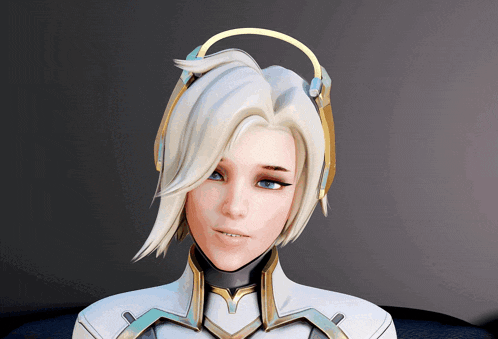 a woman with blonde hair and blue eyes is wearing headphones on her head