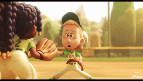 a cartoon baseball player with the number 2 on the back of his jersey