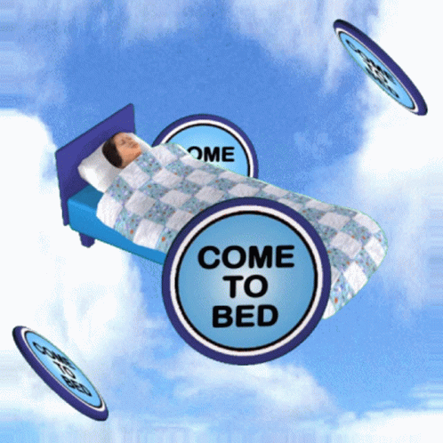 Come To Bed Bed Time GIF