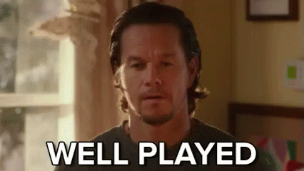 Well Played GIF - Daddys Home Mark Wahlberg Wellplayed GIFs