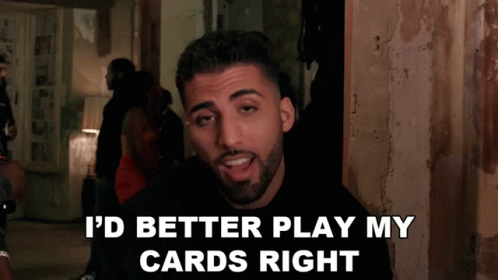 Id Better Play My Cards Right B Young GIF - Id Better Play My Cards Right B Young Last Night Song GIFs