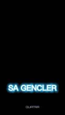 a red car with the word gencler on the bottom