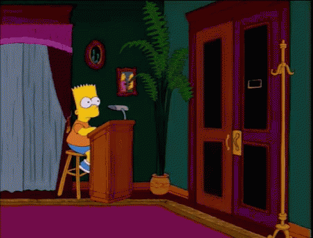 Walk Away GIF - Simpsons Bart Simpson Grampa Simpson GIFs