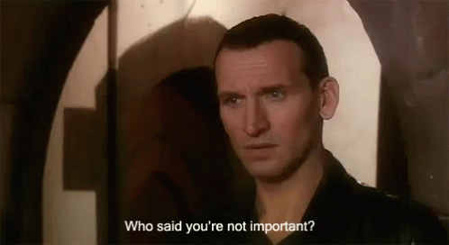 Not Important GIF - Not Important You Are Not Important Who Said That GIFs