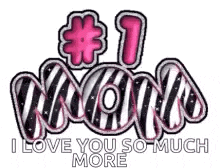 a sign that says `` i love you so much more '' .