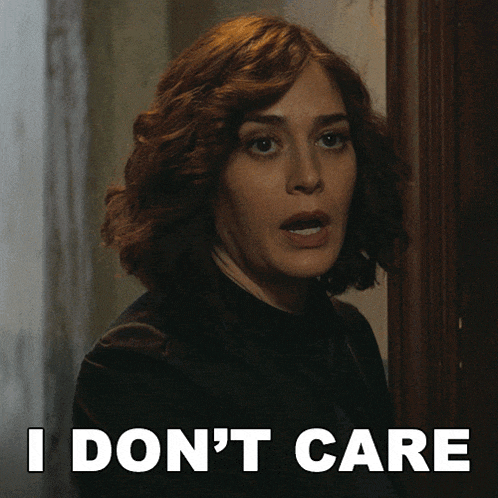 I Dont Care About You Alex Forrest GIF - I Dont Care About You Alex Forrest Lizzy Caplan GIFs