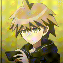 a close up of a cartoon character holding a cell phone