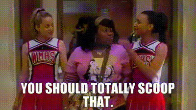 Glee Quinn Fabray GIF - Glee Quinn Fabray You Should Totally Scoop That GIFs