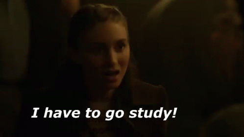 The Social Network I Have To Go Study GIF - The Social Network I Have To Go Study Erica Albright GIFs