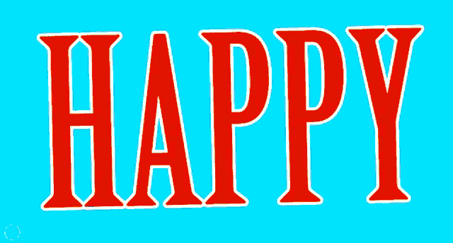 a yellow background with the word birthday in blue