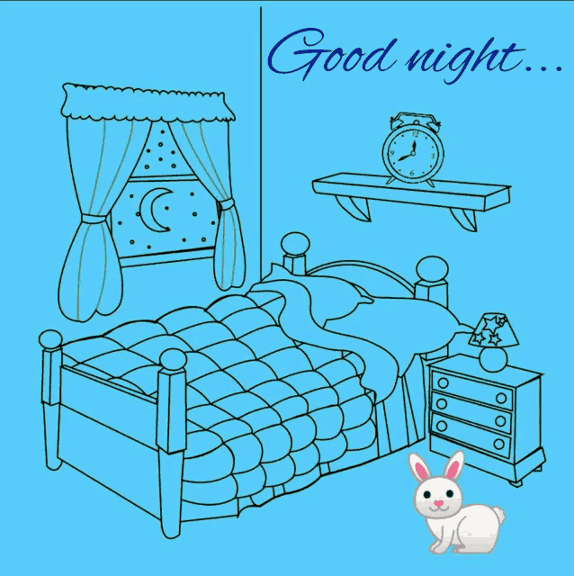Good Night Bed Time GIF