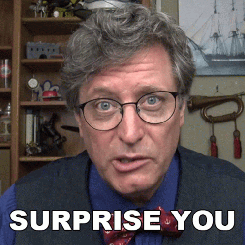 Surprise You Lance Geiger GIF - Surprise You Lance Geiger The History Guy GIFs